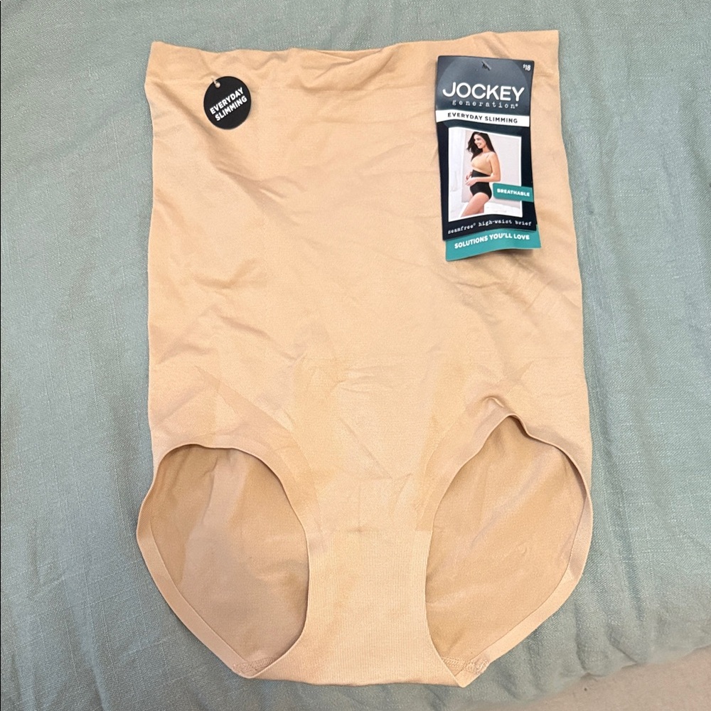 Jockey Everyday High-Waisted Shapewear in Beige